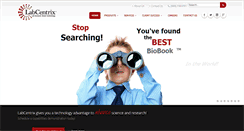 Desktop Screenshot of labcentrix.com