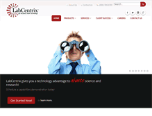 Tablet Screenshot of labcentrix.com